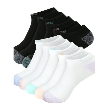 Hanes Women's No Show Socks, Moves, 10-Pack, Size 8-12