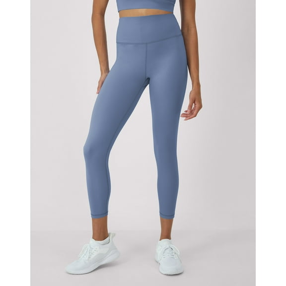 Hanes Moves Women's 7/8 Leggings with Internal Pocket, 25" Blue Dive 2XL