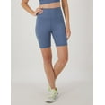 thumbnail image 1 of Hanes Moves Women's Bike Shorts with Internal Pocket, 7.25" Blue Dive XS, 1 of 10