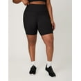 thumbnail image 1 of Hanes Moves Women's Bike Shorts with Internal Pocket, 7.25" Black XS, 1 of 10