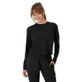 thumbnail image 1 of Hanes Women's Moves Cropped Long Sleeve T-Shirt, Sizes XS-2XL, 1 of 5
