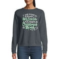 thumbnail image 1 of Hanes Women's Movies Ugly Christmas Sweatshirt, 1 of 4