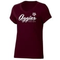 thumbnail image 1 of Hanes Women's NCAA Texas A&M Short Sleeve V-Neck T-Shirt, 1 of 2