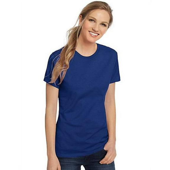 Hanes Women's Nano-T Short Perfect Sleeve T-Shirt