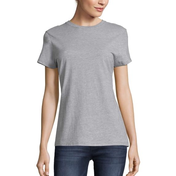 Hanes Women's Nano-T Short Perfect Sleeve T-Shirt