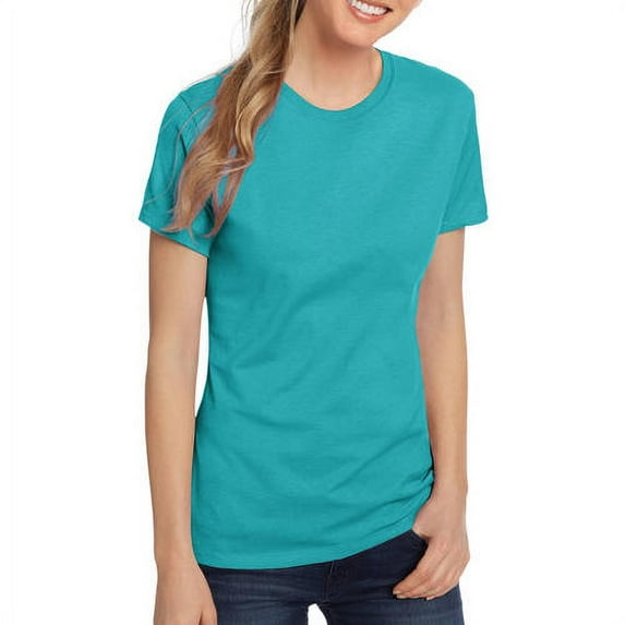 Hanes Women's Nano-T Short Perfect Sleeve T-Shirt