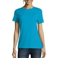 thumbnail image 1 of Hanes Women's Nano-T Short Perfect Sleeve T-Shirt, 1 of 5