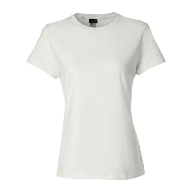Hanes Women's Nano-T Short Sleeve T-Shirt, 100% Ring-Spun Cotton ...