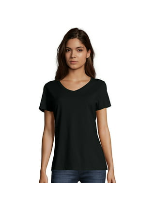 Hanes Plus Size Tops in Womens Tops 