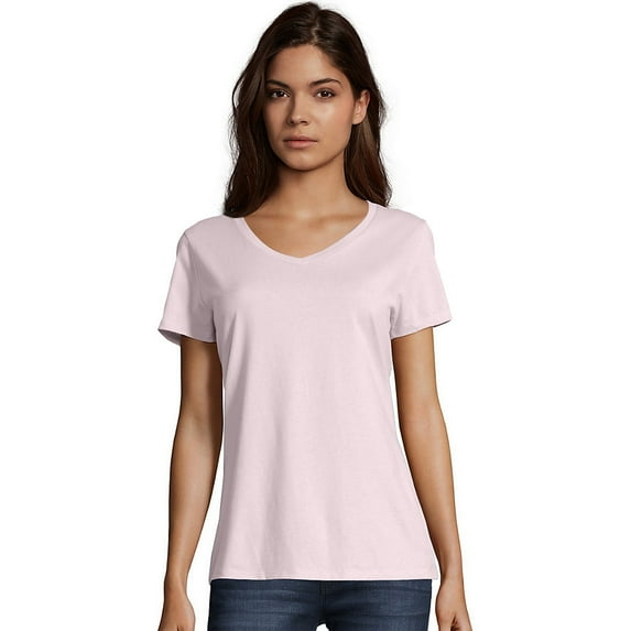 Hanes Women's Nano-T® V-Neck T-Shirt - S04V