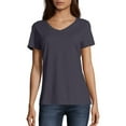thumbnail image 1 of Hanes Women's Nano-T V-Neck T-Shirt, 1 of 5