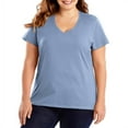 Hanes Women's Nano-T V-Neck T-Shirt - Walmart.com