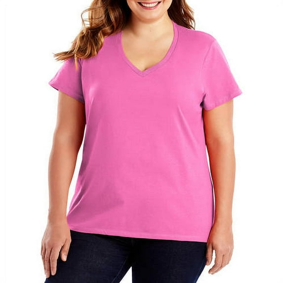 Hanes Women's Nano-T V-Neck T-Shirt