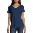 thumbnail image 1 of Hanes Women's Nano-T V-Neck T-Shirt, 1 of 5
