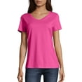 Hanes Women's Nano-T V-Neck T-Shirt - Walmart.com