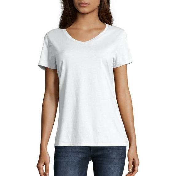 Hanes Women's Nano-T V-Neck T-Shirt
