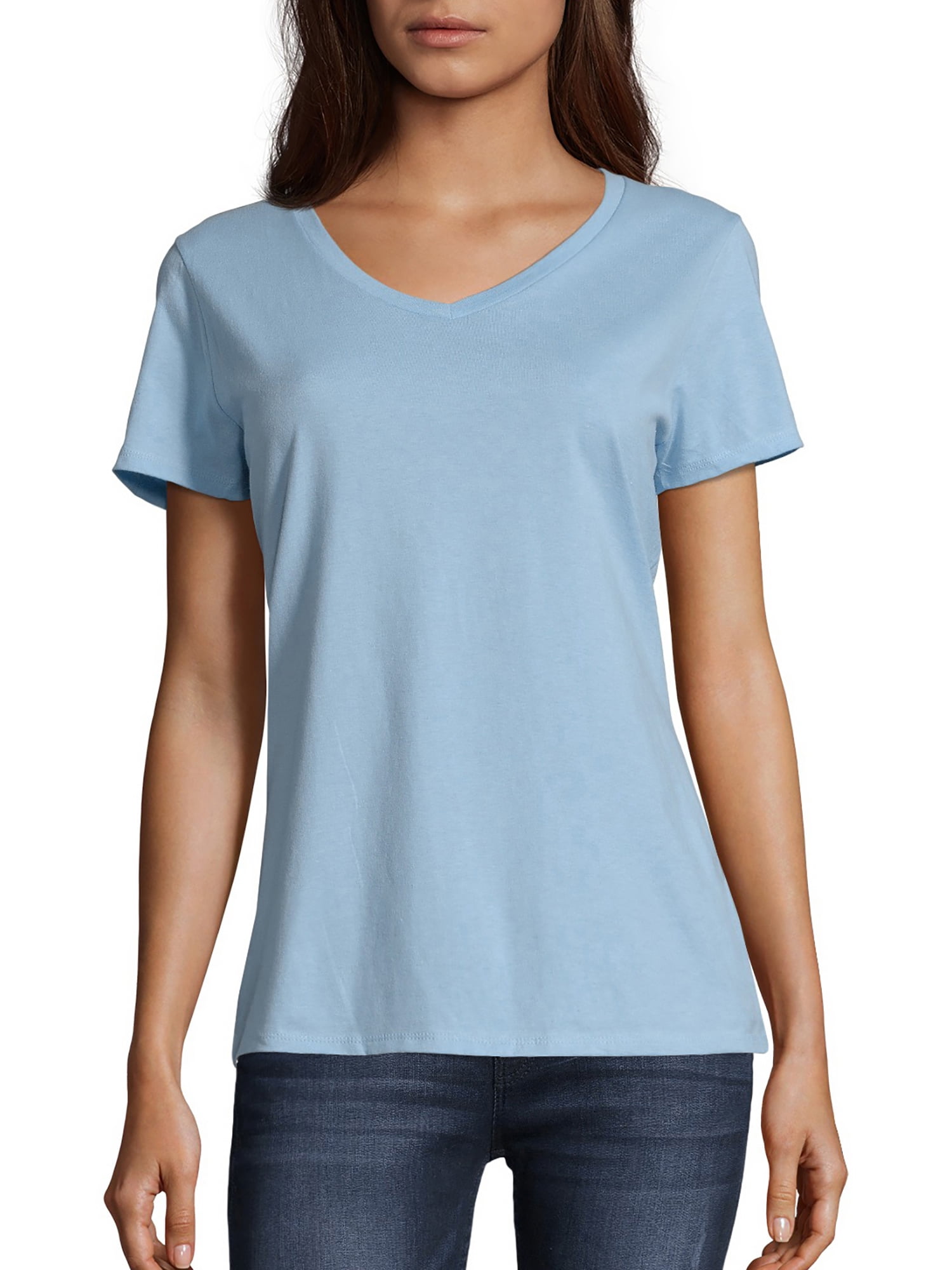 Hanes Women's Nano-T V-Neck T-Shirt