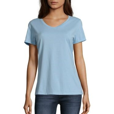 Hanes Women's Nano-T V-Neck T-Shirt