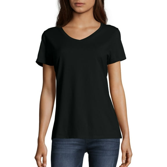 Hanes Women's Nano-T V-Neck T-Shirt
