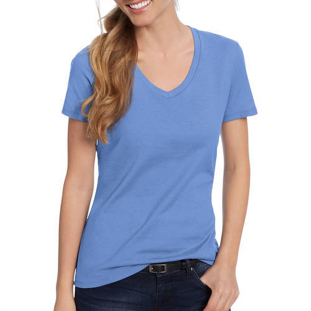 Hanes Women's NanoT VNeck TShirt