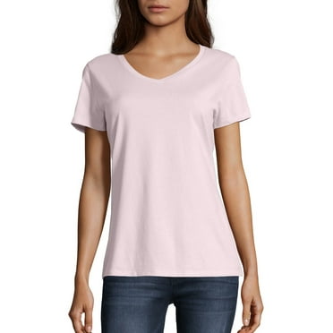 Hanes Women's Nano-T V-Neck T-Shirt