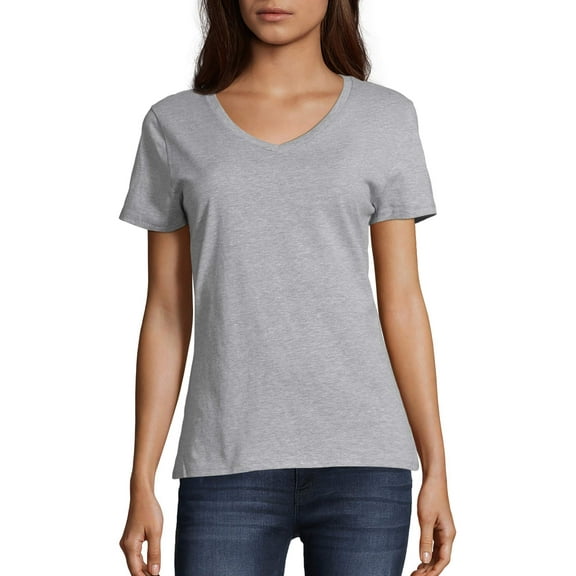 Hanes Women's Nano-T V-Neck T-Shirt