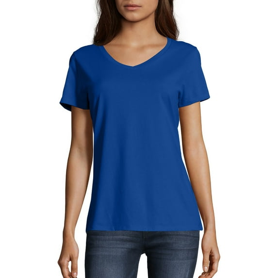 Hanes Women's Nano-T V-Neck T-Shirt