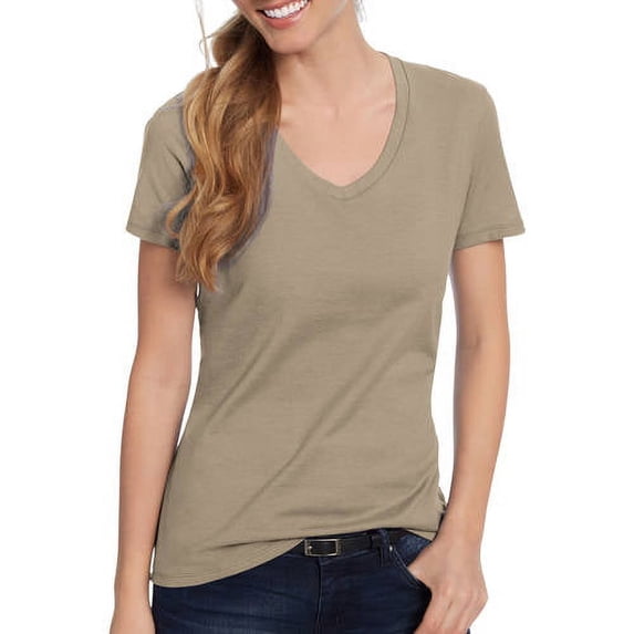 Hanes Women's Nano-T V-Neck T-Shirt