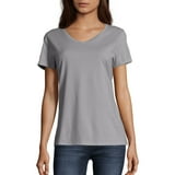 Hanes Women's Nano-T V-Neck T-Shirt - Walmart.com