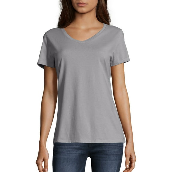 Hanes Women's Nano-T V-Neck T-Shirt