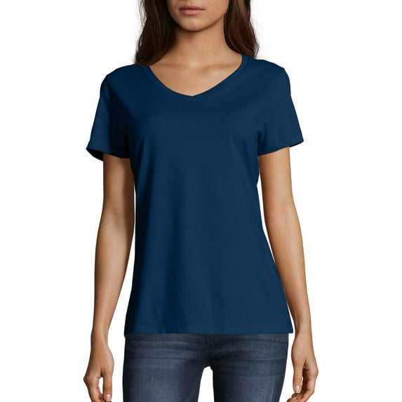 Hanes Women's Nano-T V-Neck T-Shirt