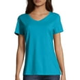 thumbnail image 1 of Hanes Women's Nano-T V-Neck T-Shirt, 1 of 6