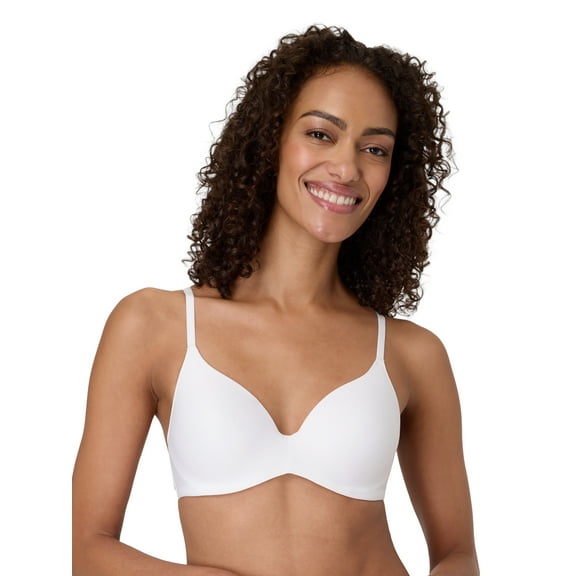 Hanes Women's Natural Lift Underwire Bra, Moisture-Wicking, Convertible Straps