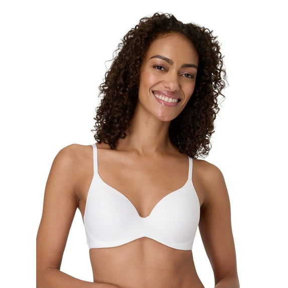 Hanes Women's Natural Lift Underwire Bra, Moisture-Wicking, Convertible Straps