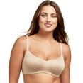 thumbnail image 1 of Hanes Women's No Show Comfort Flex Fit® Wirefree Bra Nude 3XL, 1 of 4