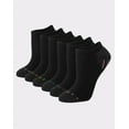thumbnail image 1 of Hanes Comfort Fit Women's No-Show Socks, 6-Pairs Assorted Black/Grey 5-9, 1 of 6