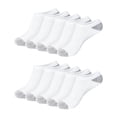 thumbnail image 1 of Hanes Women's No Show Socks, Athletic Full Cushion, 10-Pack, Size 5-9, 1 of 7