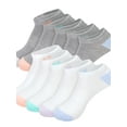 thumbnail image 1 of Hanes Women's No Show Socks, Moves, 10-Pack, Size 8-12, 1 of 6