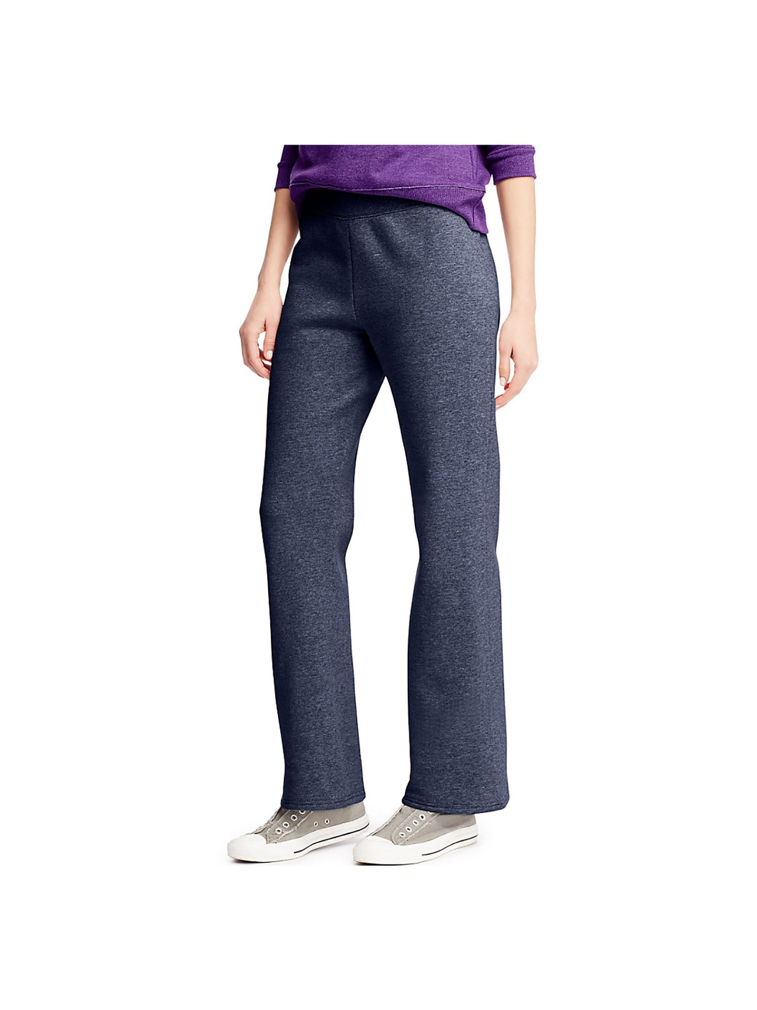 Hanes Women s Open Leg Fleece Sweatpants Style O4629 Walmart