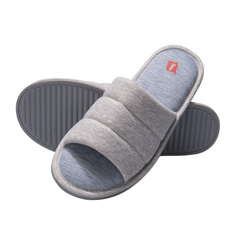 Hanes memory best sale foam slippers