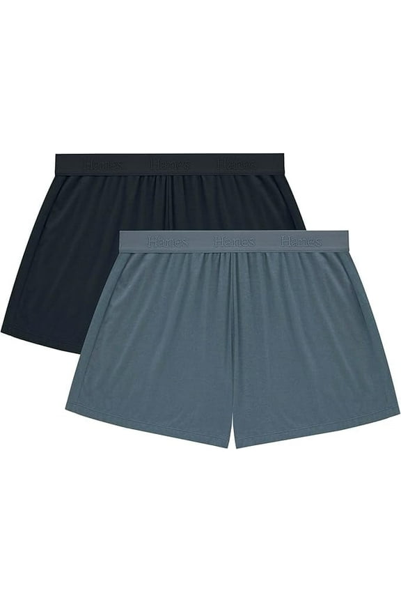 Women's Originals SuperSoft Comfywear Sleep Shorts, 3.25" (2 Pack) Color-Black/Stargazer Grey, Size XS-XXL