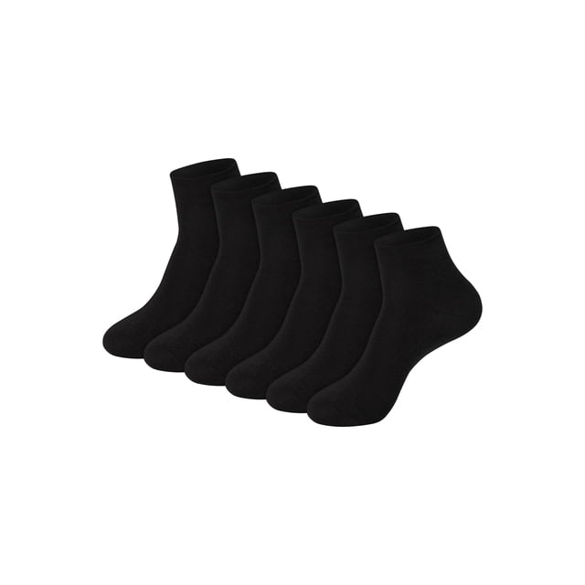 Hanes Women's Ankle Socks, Originals Supersoft, 6-Pack, Size 5-9