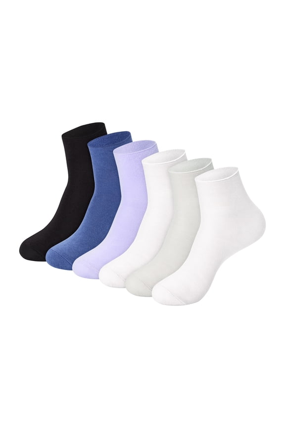 Ankle Socks, 6 Pairs, Originals SuperSoft Socks, Stretch, Logo