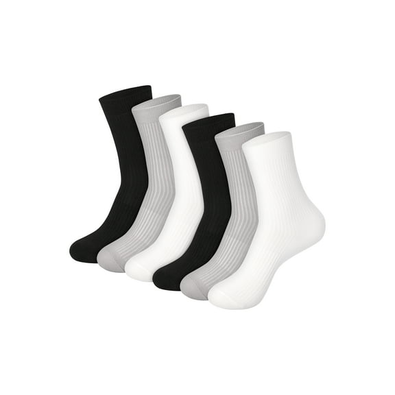 Crew Socks, 6 Pairs, Originals SuperSoft, Stretch Socks for Women