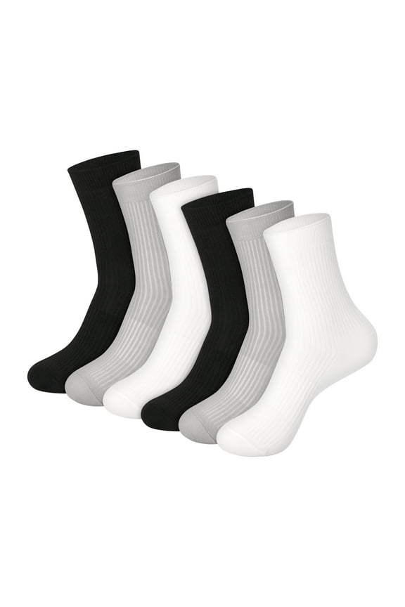 Crew Socks, 6 Pairs, Originals SuperSoft, Stretch Socks for Women