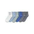thumbnail image 1 of Hanes Women's Originals Supersoft Mid Crew Flat Knit Socks 6-Pack, 1 of 9