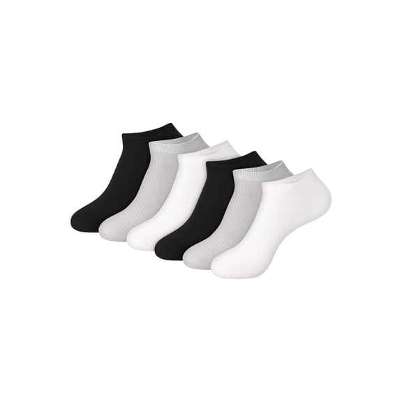 Hanes Women's No Show Socks, Originals Supersoft, 6-Pack, Size 5-9