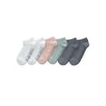 thumbnail image 1 of Hanes Women's Originals Supersoft No Show Flat Knit Socks, Extended Size 6-Pack, 1 of 7
