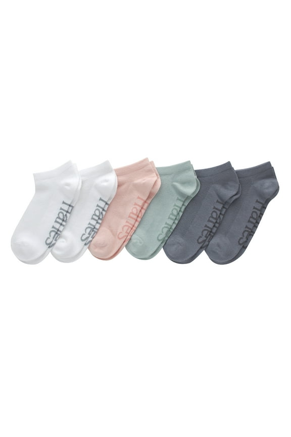 Women's Originals Supersoft No Show Flat Knit Socks, Extended Size 6-Pack