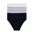 thumbnail image 1 of Hanes Women's Originals Supersoft Underwear, 5-Pack, Viscose from Bamboo Bikini, Earthen Tan/White/Black, 1 of 5